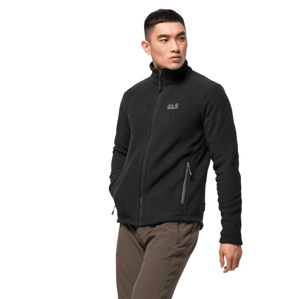 Jack Wolfskin MIDNIGHT MOON fleece ζακετεσ ανδρικα μαυρα | GR2528389